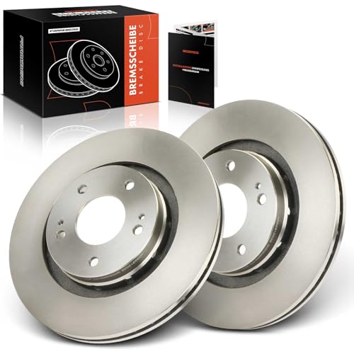 Frankberg Brake Disc Set incl. 2x Discs Front Vented Ø294mm Compatible with Outlander III GFW G.GW ZJ ZK ZL Outlander II CWW Replace# 4249F3,MR205215
