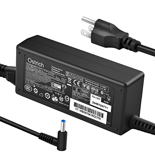Charger Compatible with HP Laptop Computer 65W 45W Smart Blue Tip Power Adapter - image 4