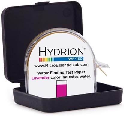 MicroEssential Hydrion Water Finder Tester 1/2 Inch Wide by 50 Foot Roll