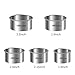 ALLTOP 5 Pcs Round Biscuit Cutter-Stainless Steel Baking Essential Tool for Effortless Circle Cookie Shaping,Pastry,Cake Decoration&Fondant Creation–Precise Cut Utensil for Dumpling,Scone, Donut