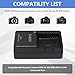 DE-A98 Charger Compatible with Panasonic Camera LUMIX A98B A98C DE-A99 Camera Battery Power Supply