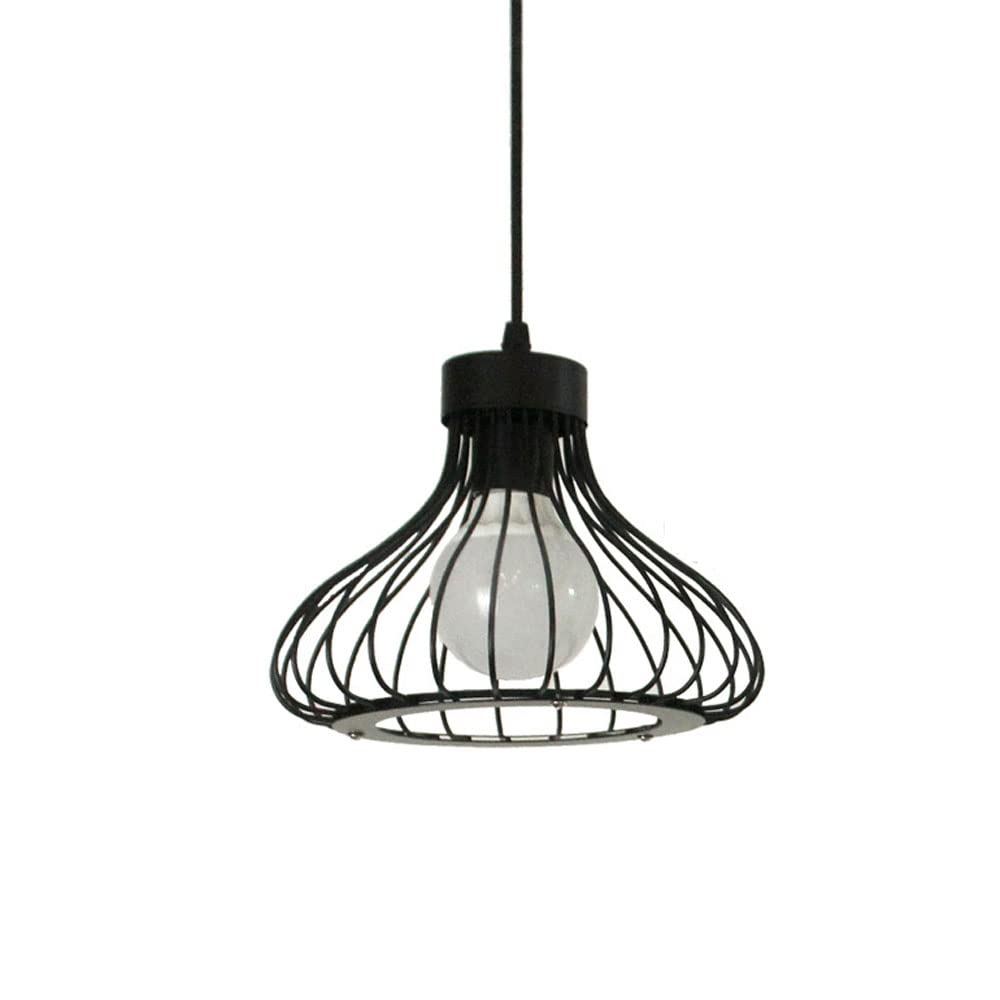 Plafonnier d'intérieur rétro en fer suspendu, éclairage décoratif vintage 3 lumières pour salon