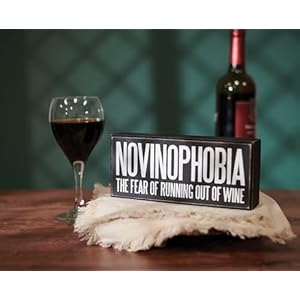 Primitives by Kathy 33238 Classic Box Sign, 8" x 3.5", Novinophobia Primitives by Kathy 33238 Classic Box Sign 8 x 35 Novinophobia