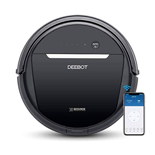 ECOVACS OZMO 601 Self-Charging Robot Mop & Vacuum w/Smart Phone App Controls, Auto-Clean Mode, 2 Specialized Cleaning Modes, Digital Mop for Pet Hair, Dirt, Dried Liquids & Hard Floors