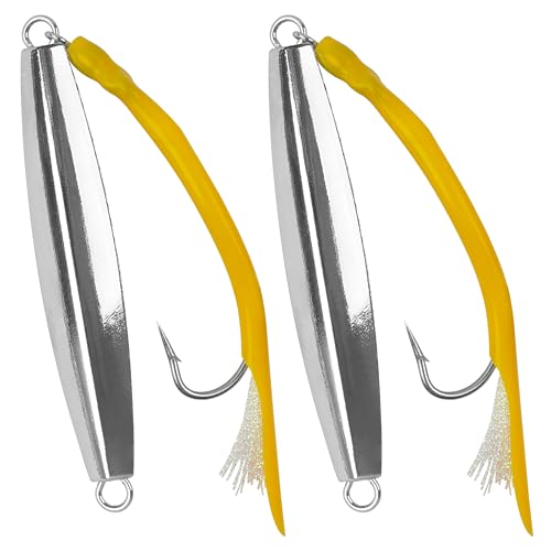 Diamond Jigs �\���g�E�H�[�^�[ �t�B�b�V���O���A�[ 2�p�b�N �L���X�e�B���O �W�M���O �X�v�[�� �`���[�u�e�[���t�� �X�g���C�v �o�X ���^���W�O �X�v�[�� �[�C �I�t�V���A �T�[�t�t�B�b�V���O �C�G���[ 141.7 g