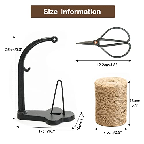 Set Porta Cuerda de Hierro Fundido Sungmor con Tijeras miniatura 6