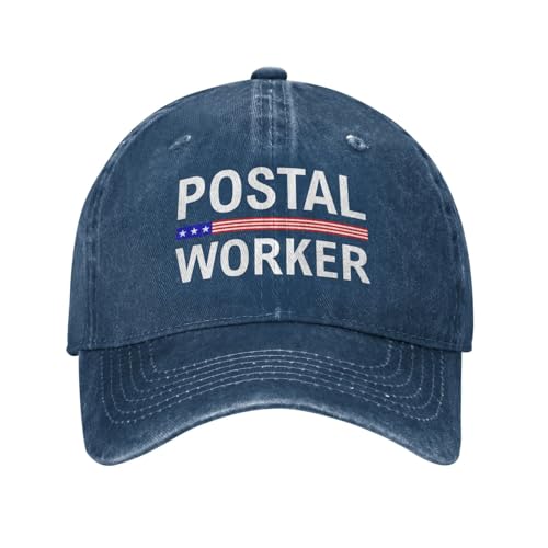 Postal Worker Hat Classic Baseball Cap Navy Blue