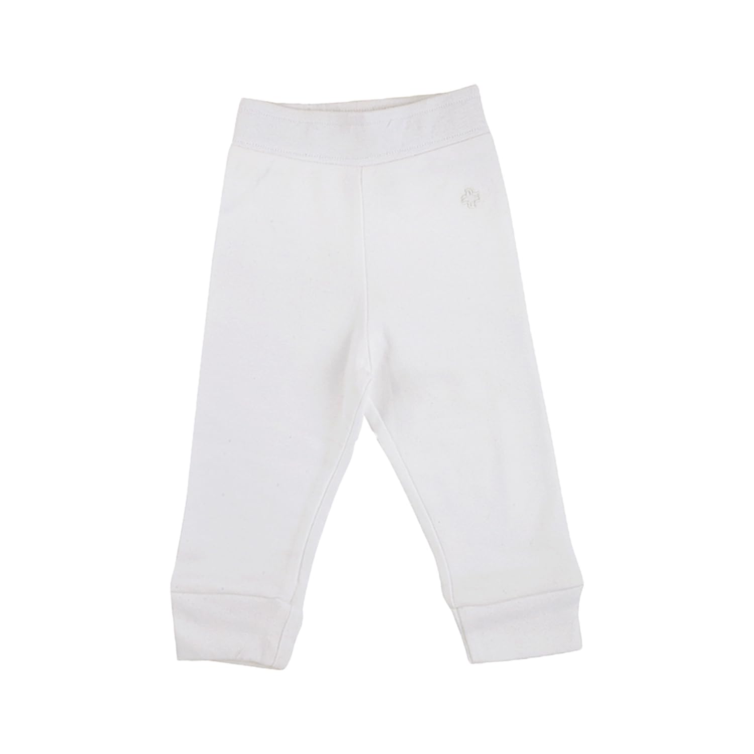 My Milestones Casual Cotton Joggers for Kids/Baby Boys - Pack of 2 (White/Navy Blue)(0 to 3 Months)