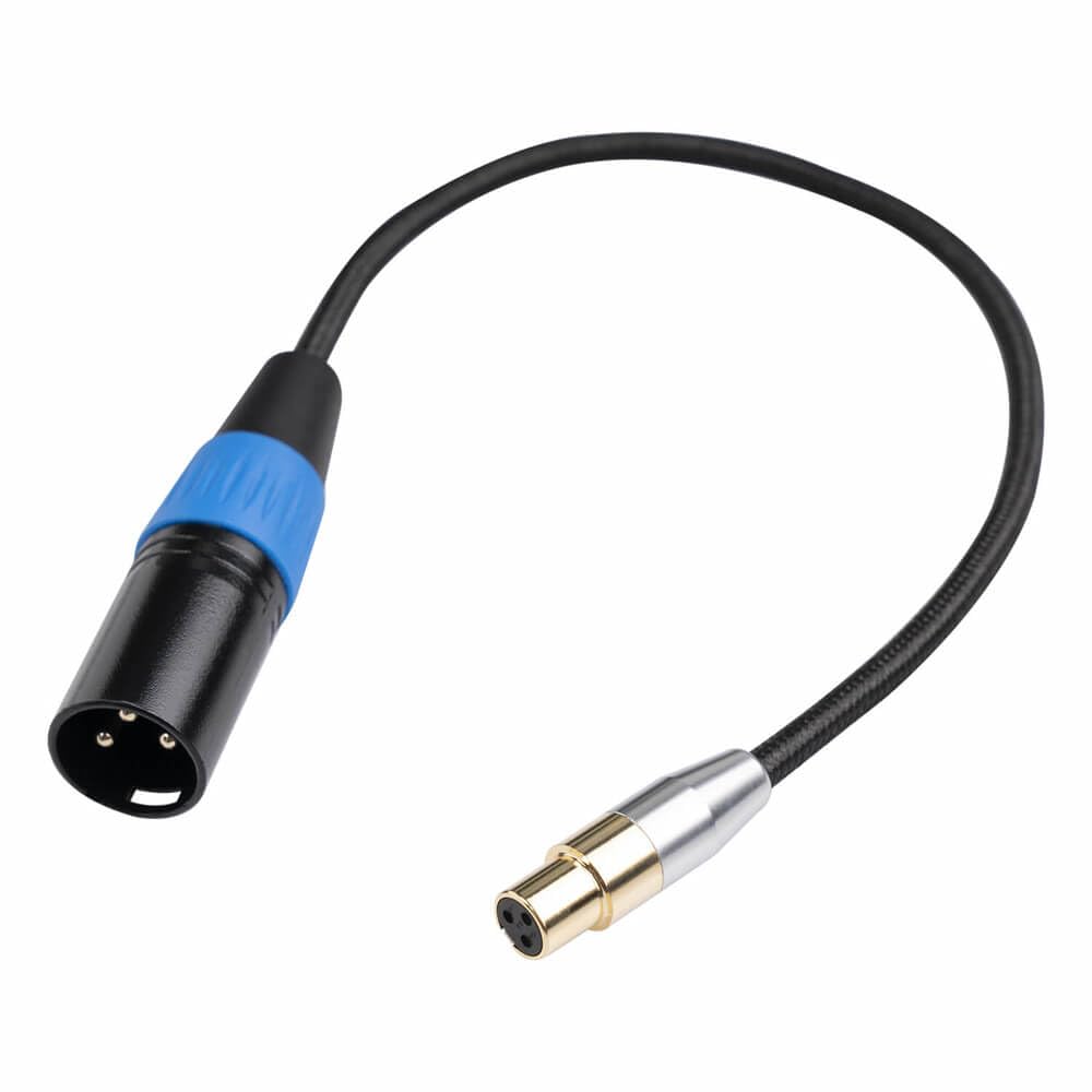 Amazon.co.jp: ミニ XLR メス XLR オスオーディオケーブル 1 メートル