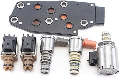 4L60E 4L65E Automatic Transmission Master Solenoid Kit 6pc Set Compatible with Silve-rado1500/Tah-oe/Corv-ette/Subu-rban,GMC Sie-rra 1500,GMC Yukon XL 2003-On