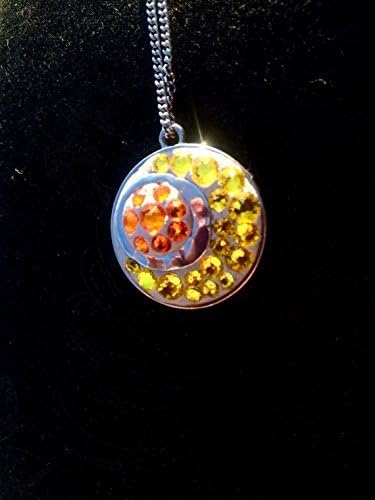 Sun and Moon Necklace with Xirius Swarovski Crystals