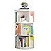 Serre-livres 360 ° Faites pivoter la bibliothèque, la bibliothèque des Enfants, cultiver l'intérêt des Enfants pour la Lecture, la Table Ronde (Color : Blanc, Size : 3 Layers (40 * 95cm))