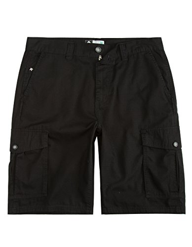LRG Men's Ripstop Cargo Short, 28, RC Black