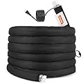 OULEME 25FT Heated RV Water Hose Sleeve, Heated Water Hose Cover for Camper Travel Trailers in Winter, Waterproof and Freeze-Proof at -45°F (Hose Not Included)