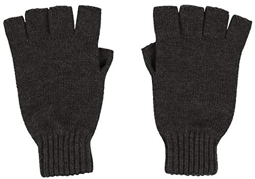 Guantes de cachemira para hombre sin dedos estilo urbano para conducir en invierno