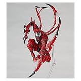 KELITE Cadeau d'anniversaire Marvel Red Venom Carnage dans Le Film l'incroyable Spiderman BJD Joints Mobile Action Modèle Modèle Cadeau d'halloween de Noël