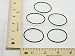 Elite Replacement Parts O-Rings, Pack of 5, Black, Rubber, For use with Honeywell V4043 and V8043 Series