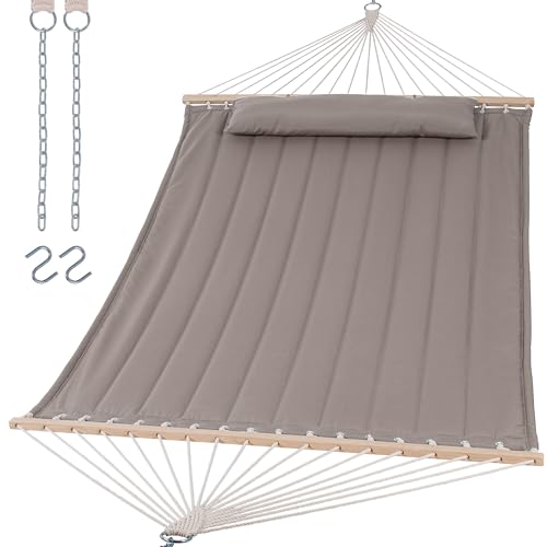 Image of SUNCREAT Hammocks Replacement Hammock for Stand, 475 lbs Capacity, Brown