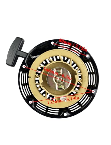 Image of 212cc Recoil Pull Start Assembly for Predator 212 cc Coleman Ct200u Bt200x Trail Ct200u-ex Mini Bike Kt196 Go-Kart 196cc 224cc 6.5HP 7HP Pull Starter w /Pull Cord