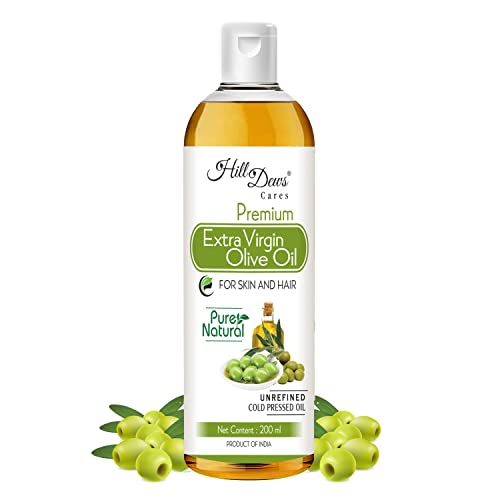 Image of Extra Virgin Olive Oil 200ml Pure Natural Cold Pressed For Skin and Hair 200 ml