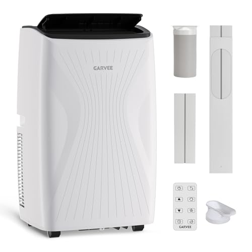 Tragbare Klimaanlage 12000 BTU, 3 in 1 AC-Einheit mit Entfeuchter und Lüftermodus, erfrischt bis zu 550 Quadratmeter, 24-Stunden-Timer, Ferninstallationsset und Fenster