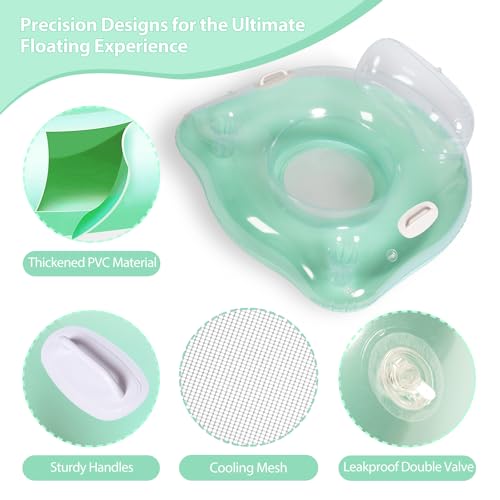 Miniatura 6 de Float Joy Colchoneta Piscina Flotadores Piscina Adultos Tumbona Hinchable Para Piscina Con 2 Portavasos