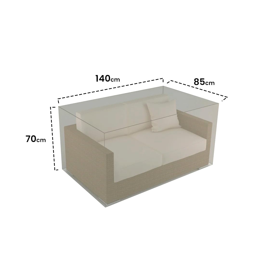 Nortene | Funda Protectora Sofá Exterior | Impermeable | Anti-UV | 140x85x70 cm