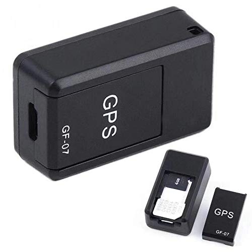 Ultra Mini GPS-spårare, GF-07 bärbar GPS-spårare i realtid och fordon med stark magnetisk, perfekt för att spåra fordon, tonåringar, makar, äldre eller tillgångar