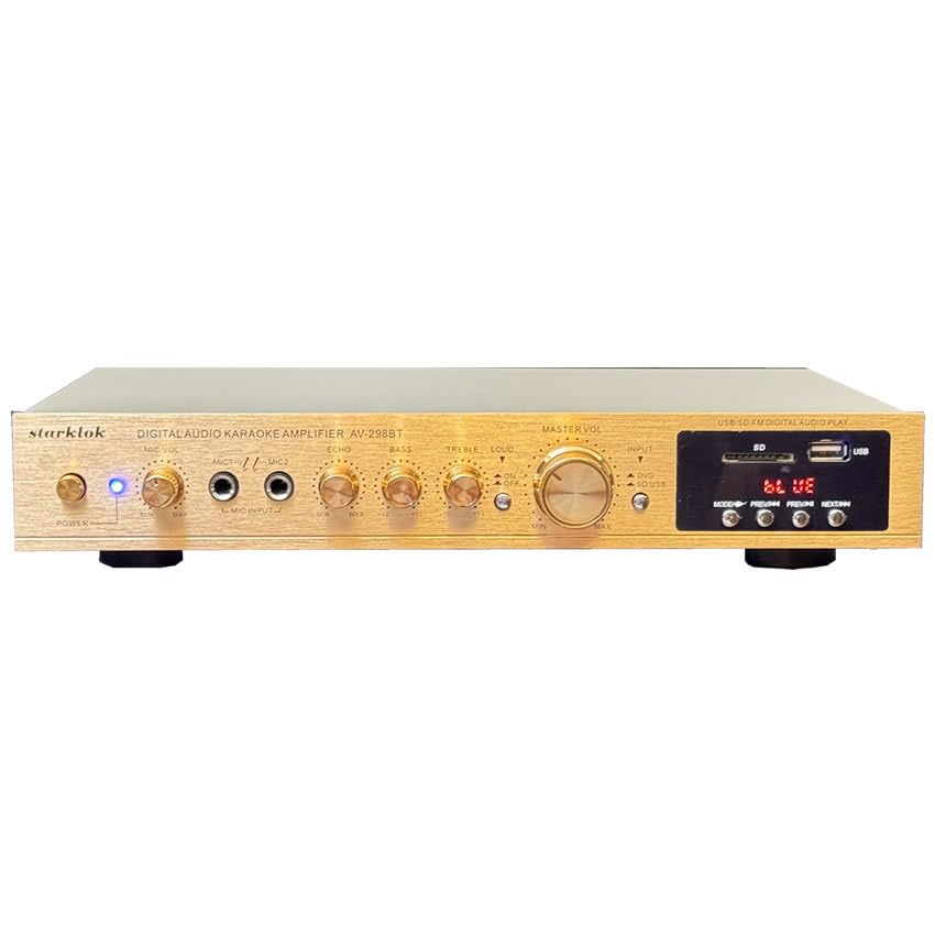 Amplificateur pour le système de son surround HiFi haute résolution 298Bt finition Gold