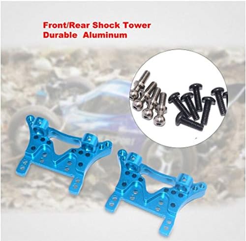 Replacement Part For 1PC Alloy Rear Shock Tower Shock Plate For Rc Model Car 1/14 Lc Racing Full Series Off-Road Buggy - (Color: Blue)