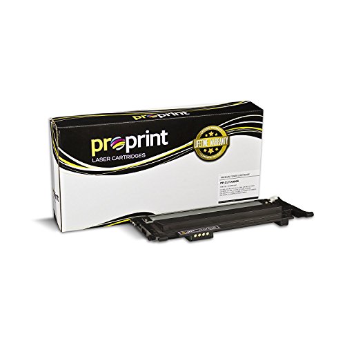 ProPrint (TM) Compatible Samsung 406 CLT-K406S Black Toner Cartridge for CLP-360 CLP-365 CLP-365W SL-C410W Xpress C410FW C410W Color Laser Printer (1 Black)