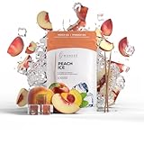 Wunder Zahnstocher mit Geschmack - Pfirsich Ice - 100er Refill-Pack - intensiver Geschmack - frischer Atem - gegen Nägelkauen & Mundgeruch - Rauchentwöhnung - Alternative zu Kaugummi - zuckerfrei