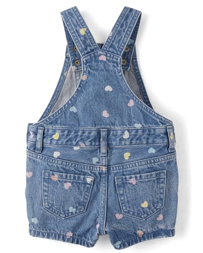 The Children's Place baby-girls And Toddler Girls Denim Shortalls4