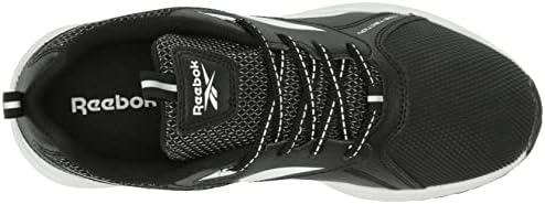 Reebok Boy's Durable XT Running Shoe, Black/White, 1 Little Kid | Image 4