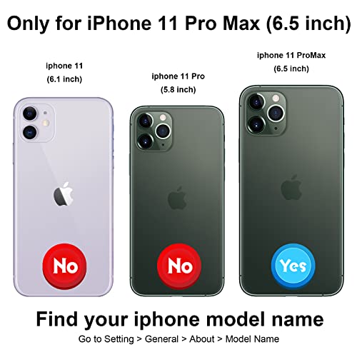 Haopinsh For Iphone 11 Pro Max Wallet Case With Card Holder, White Leopard Cheetah Pattern Back Flip Pu Leather Kickstand Card Slots Case For Girls Women, Double Magnetic Clasp Shockproof Cover 6.5" #TOP1