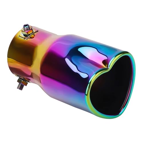 Tuyau d'échappement 2.5 pouces en inox argenté et coloré pour customiser votre voiture