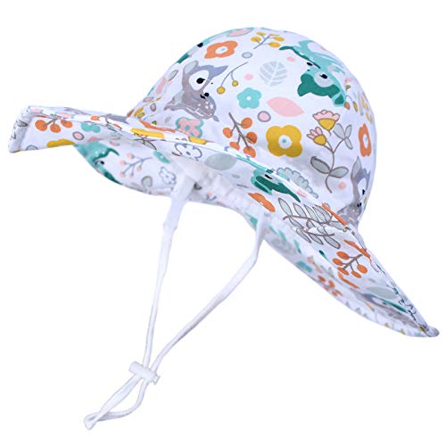 Baby Sun Hat Toddler Summer Baby Girls Hats Kids Beach Hat UPF 50+