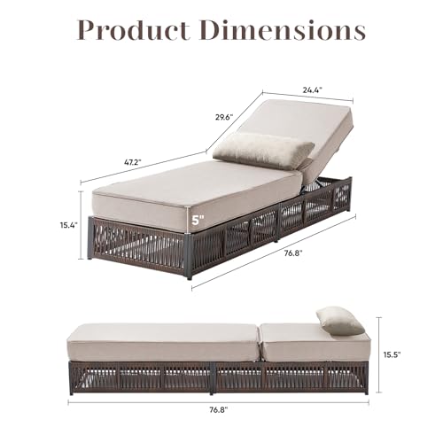 Luxury Outdoor Poolside Lounger Set