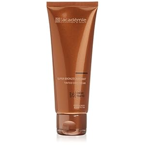Academie Bronzécran Super Bronzecran Mat Tinted SPF 6 Getönte Gesichtscreme Hell, 75 ml