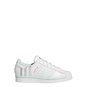 Amazon.com | adidas Superstar Shoes Kids', White, Size 4