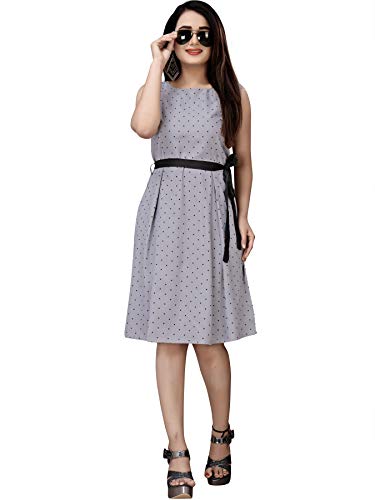 Image of AA Creation Women's Fit And Flare Knee Length Dress