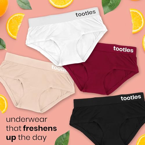 tootles Women's Flatulence-Filtering Hip Hugger 3.0 – Odor-Blocking, Gas-Absorbing Underwear with Replaceable Carbon Filter4