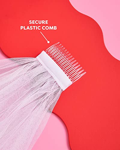 xo, Fetti Bridal Veil | Bachelorette Party Decorations, Bride To Be Gift, Bridal Shower, Wedding4