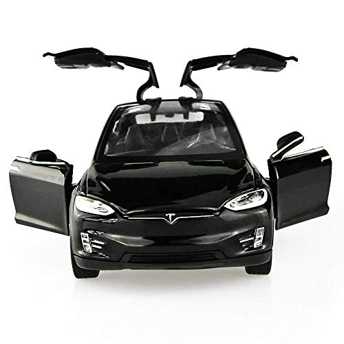 Antsir Car Model X 1:32 Scale Alloy Diecast Pull Back Electronic Toys With Lights And Music,Mini Vehicles Toys For Kids Gift (Black) #TOP1