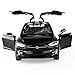 ANTSIR Car Model X 1:32 Scale Alloy diecast Pull Back Electronic Toys with Lights and Music,Mini Vehicles Toys for Kids Gift (Black)
