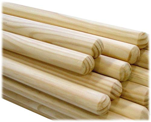 Newman and Cole Wooden Broom Handle Stick Wood Broomstick/Wooden Pole for Floor Mop Handle Brush Broom - 4ft (120cm) x 1 1/8" (28-29mm) Handles - Pack of 1 - Image 4