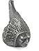 Indian Motorcycles Paperweight Heavy Aluminum Antique Patina Chief Head Feathers