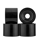 Mehomei 4 Stück Skateboard Rollen,52mm 95A Skateboardräder Ersatz Räder mit 8 Kugellager 608RS ABEC-9 für Skateboard Cruiser Doppel-Kick Board,Skateboard, Longboard, Schwarz