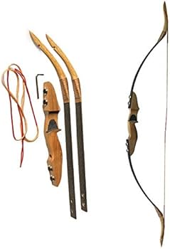 Amazon.co.jp: MILAEM 30～50ポンド 伝統弓 木製 リカーブボウ 狩猟弓