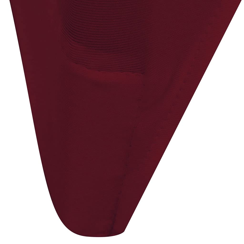 Générique Stuhlhussen, Bordeaux, 30 Stück | Elastischer Stoff, 10 % Elastan, bis 100 cm, für Hochzeit, Bankett, Konferenz